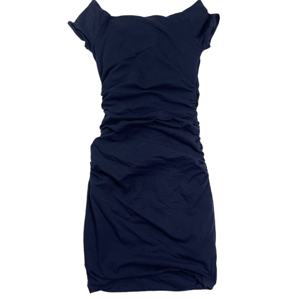 Boden Ruched Off the Shoulder Ruched Dress - Picture 5 of 7